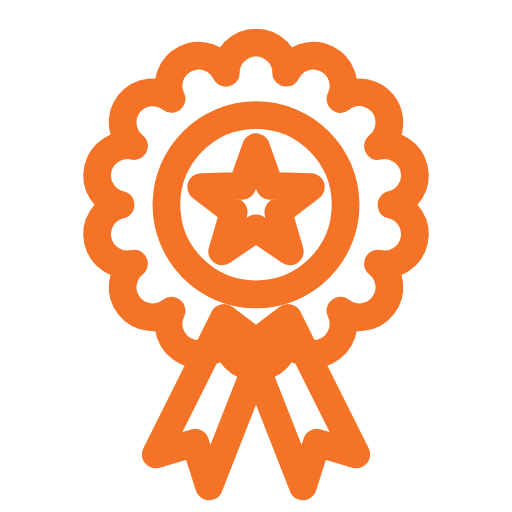 Award ribbon icon representing trusted, experienced service