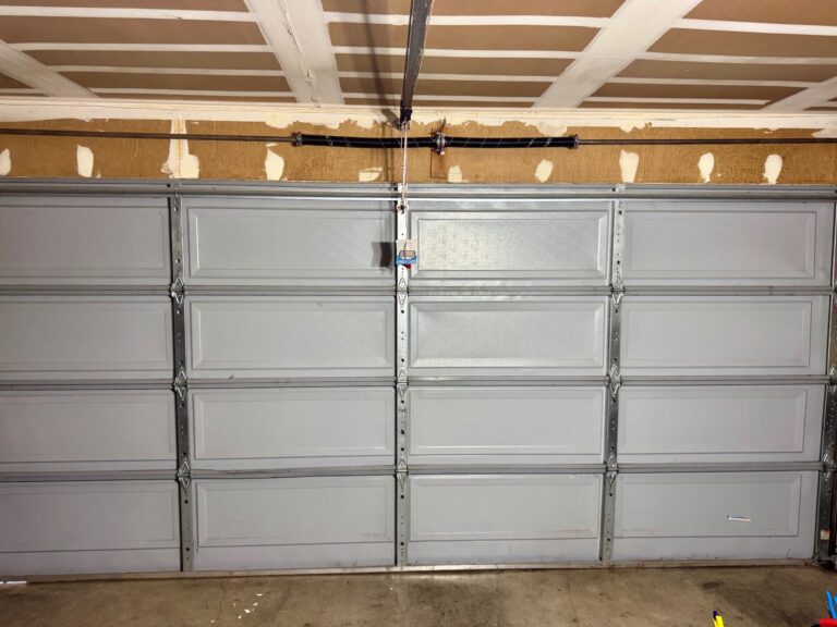 After photo: torsion spring repair completed on a garage door repair in Fair Oaks, CA