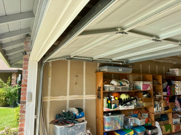 Rollers replaced during a garage door repair in Antelope, CA