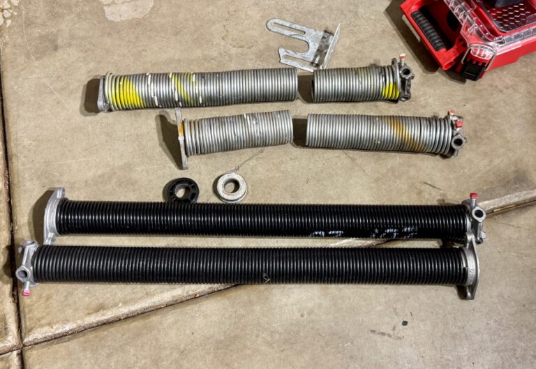 Garage door torsion spring repair in Roseville, CA